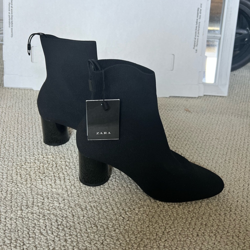 Black Heeled Boots